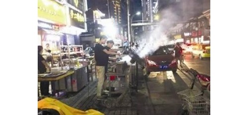 九原針對(duì)餐飲油煙整治幫助市容環(huán)境質(zhì)量提升